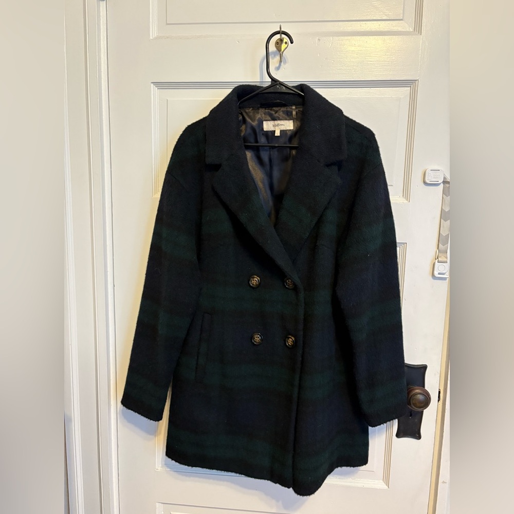 Wallflower Plaid Double Breasted Coat
